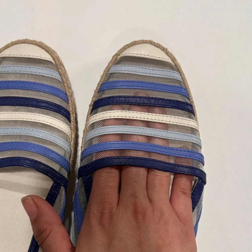 Aerin Women's Navy and Light Blue Espadrilles